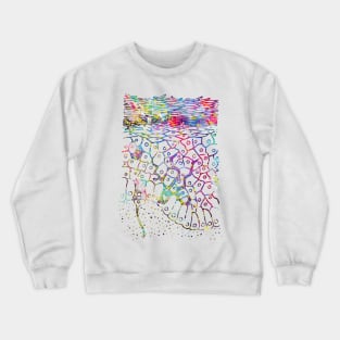 Anatomical skin layers Crewneck Sweatshirt